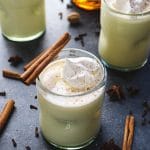 Forget the store-bought stuff, this Spiked Eggnog recipe is amazing! With just a few simple steps, this alcoholic eggnog is the perfect way to kick off your holiday party or Christmas celebration!