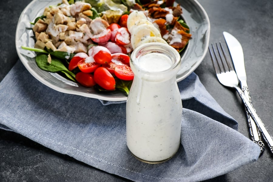 Greek Yogurt Ranch Dressing Healthy Homemade Ranch