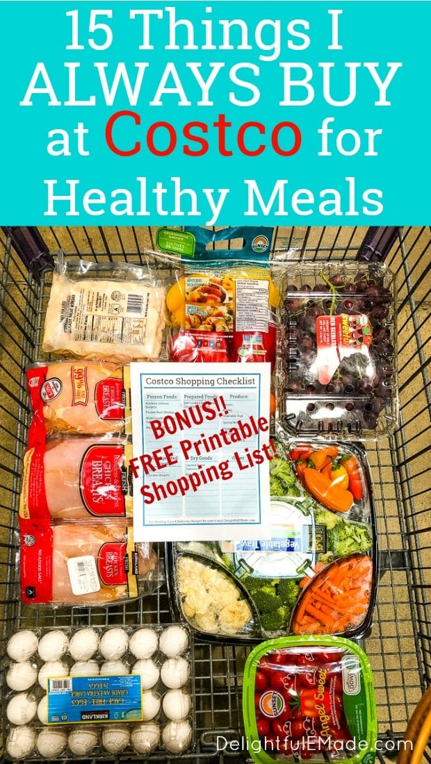 Is putting together healthy meals and snacks a challenge? I've got ya covered! I've put together my favorite things to buy from Costco that are perfect for making quick and healthy meals and snacks.