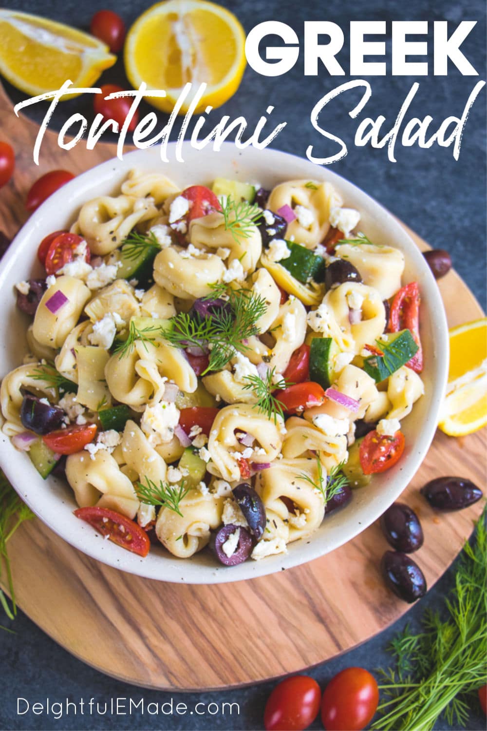 Easy Greek Tortellini Salad | How to Make Tortellini Salad the EASY way!