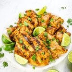 Grilled cilantro lime chicken