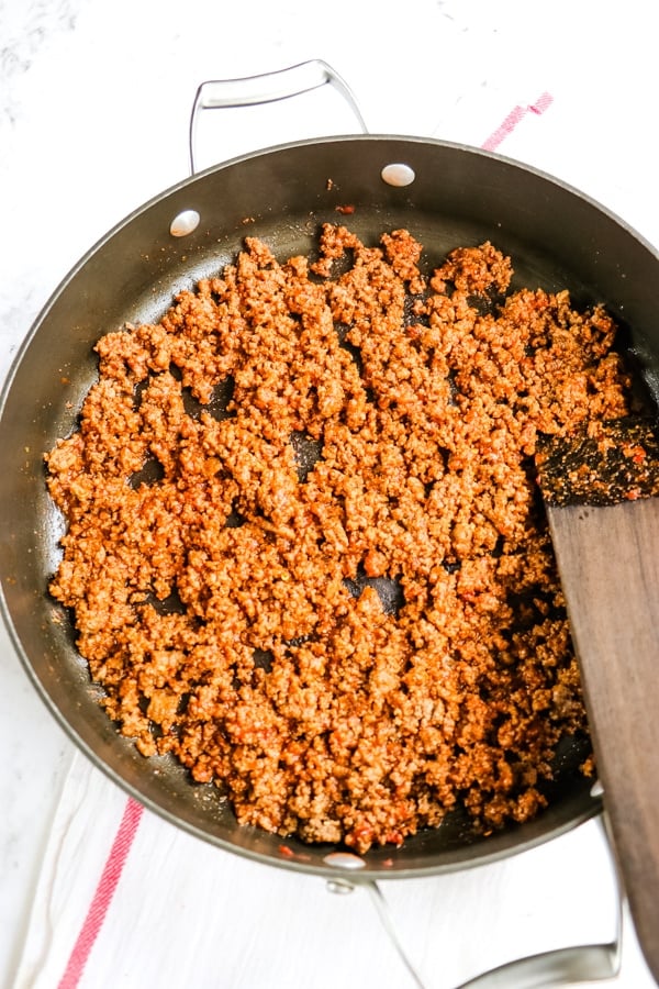 Seasoned ground beef for tacos and filling for enchiladas.