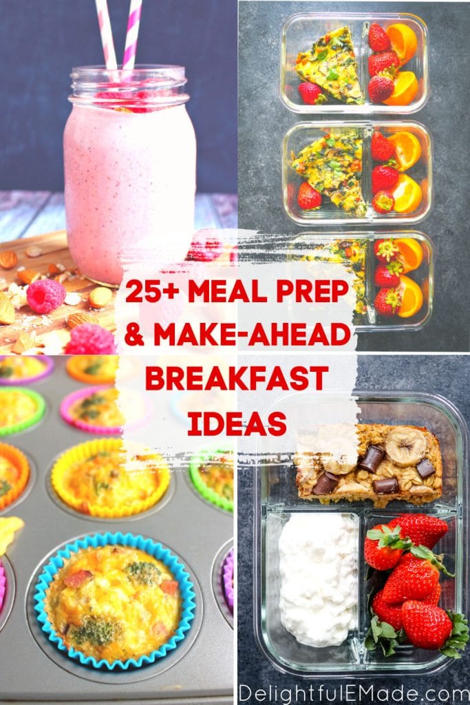 Healthy meal prep breakfast ideas, make ahead breakfast ideas.