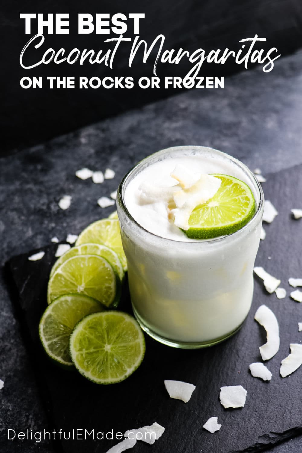 The BEST Coconut Margarita Recipe | Frozen OR On-the-Rocks