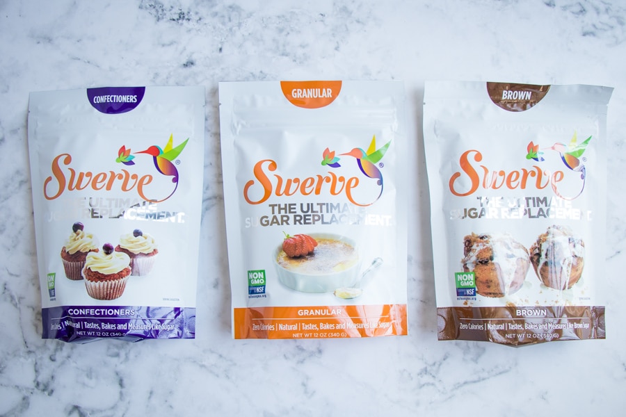 Sugar free products, swerve granular, confectioners and brown sugar alternatives.