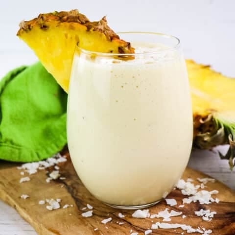 Pina Colada Smoothie | Healthy Pineapple Coconut Smoothie Recipe