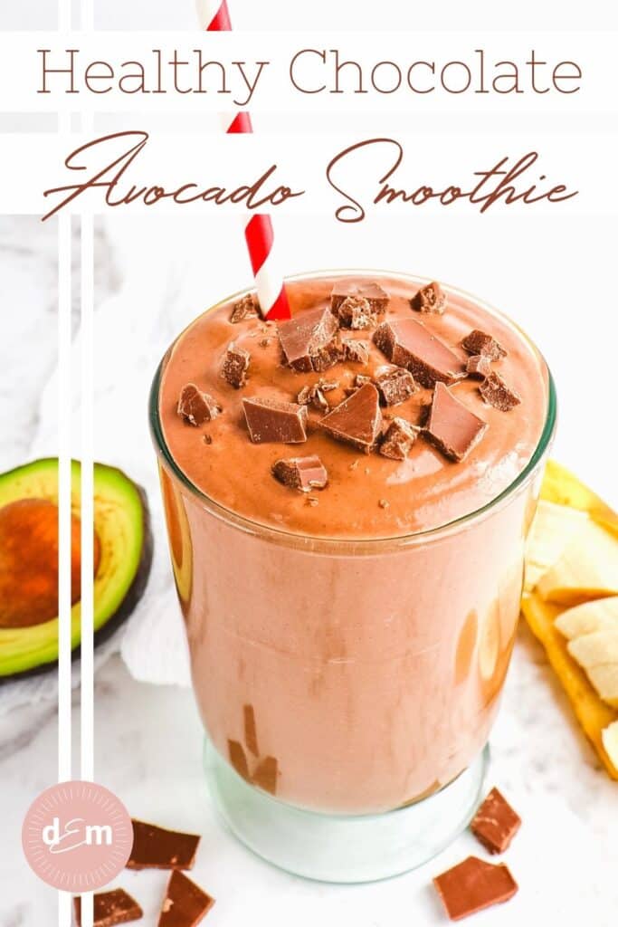 Chocolate Avocado Weight Loss Smoothie - The Heart Dietitian