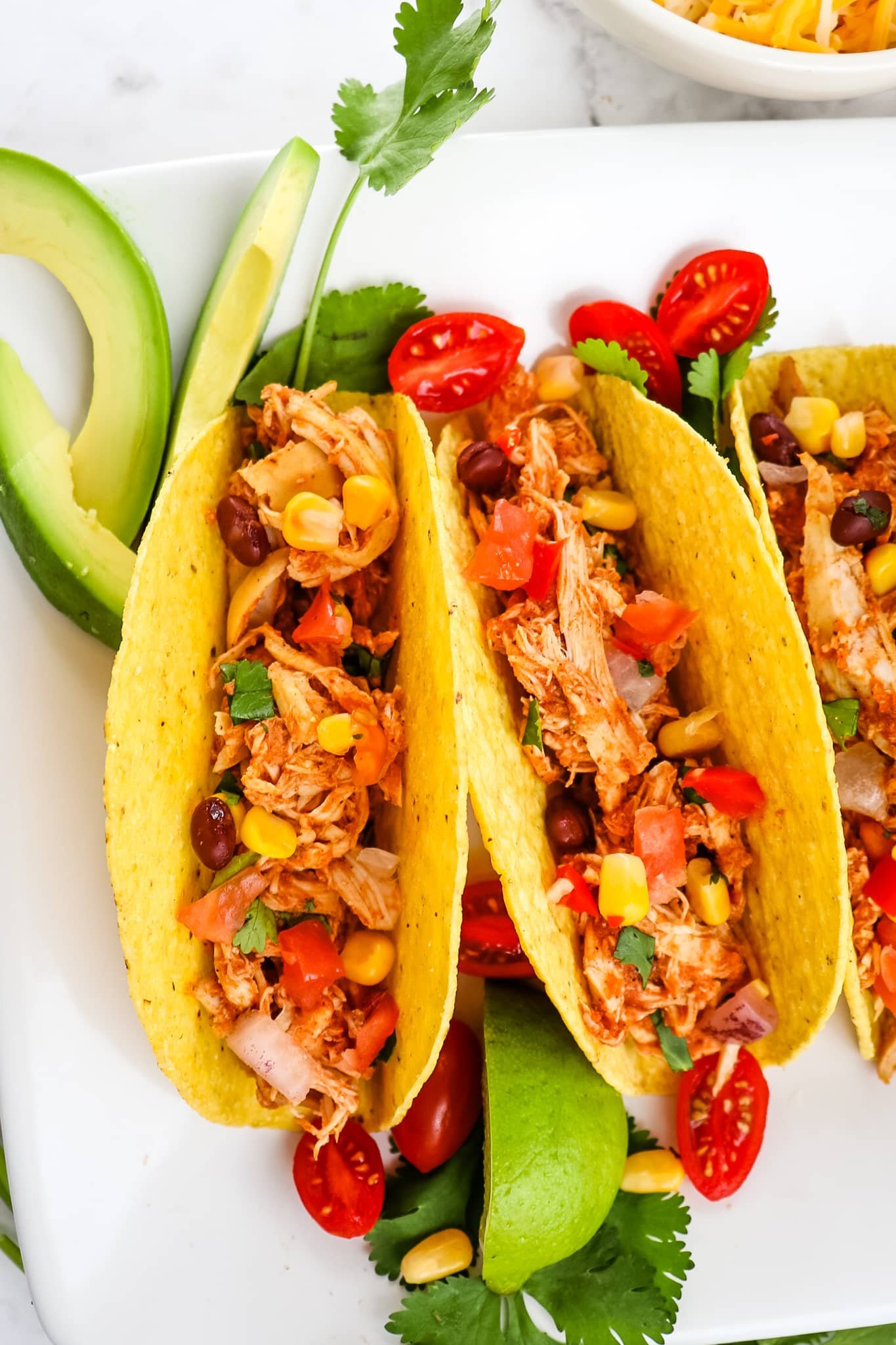 Rotisserie Chicken Tacos - Quick & Easy Shredded Chicken Tacos Recipe