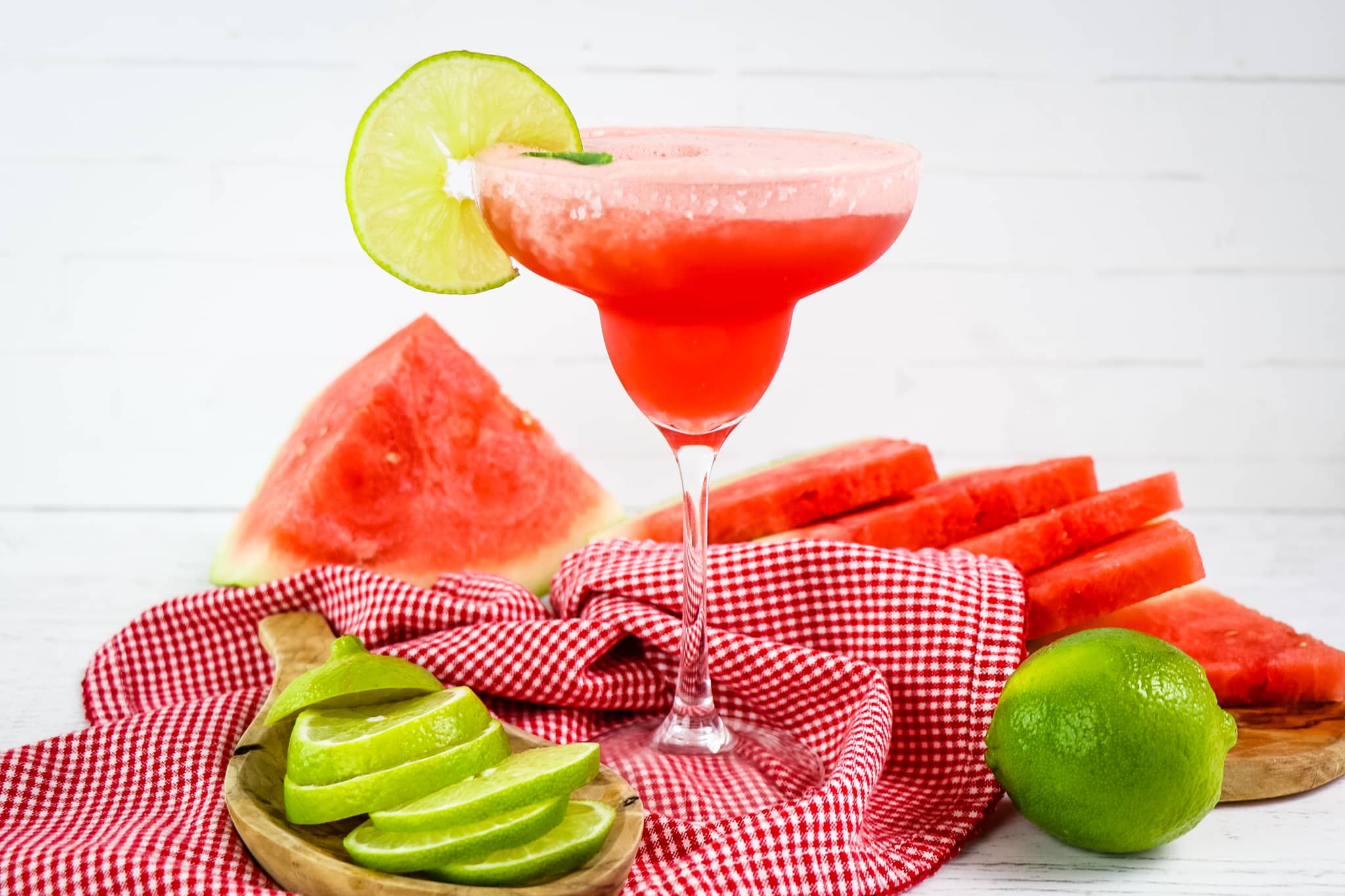 The BEST Watermelon Margarita Recipe Frozen or OntheRocks