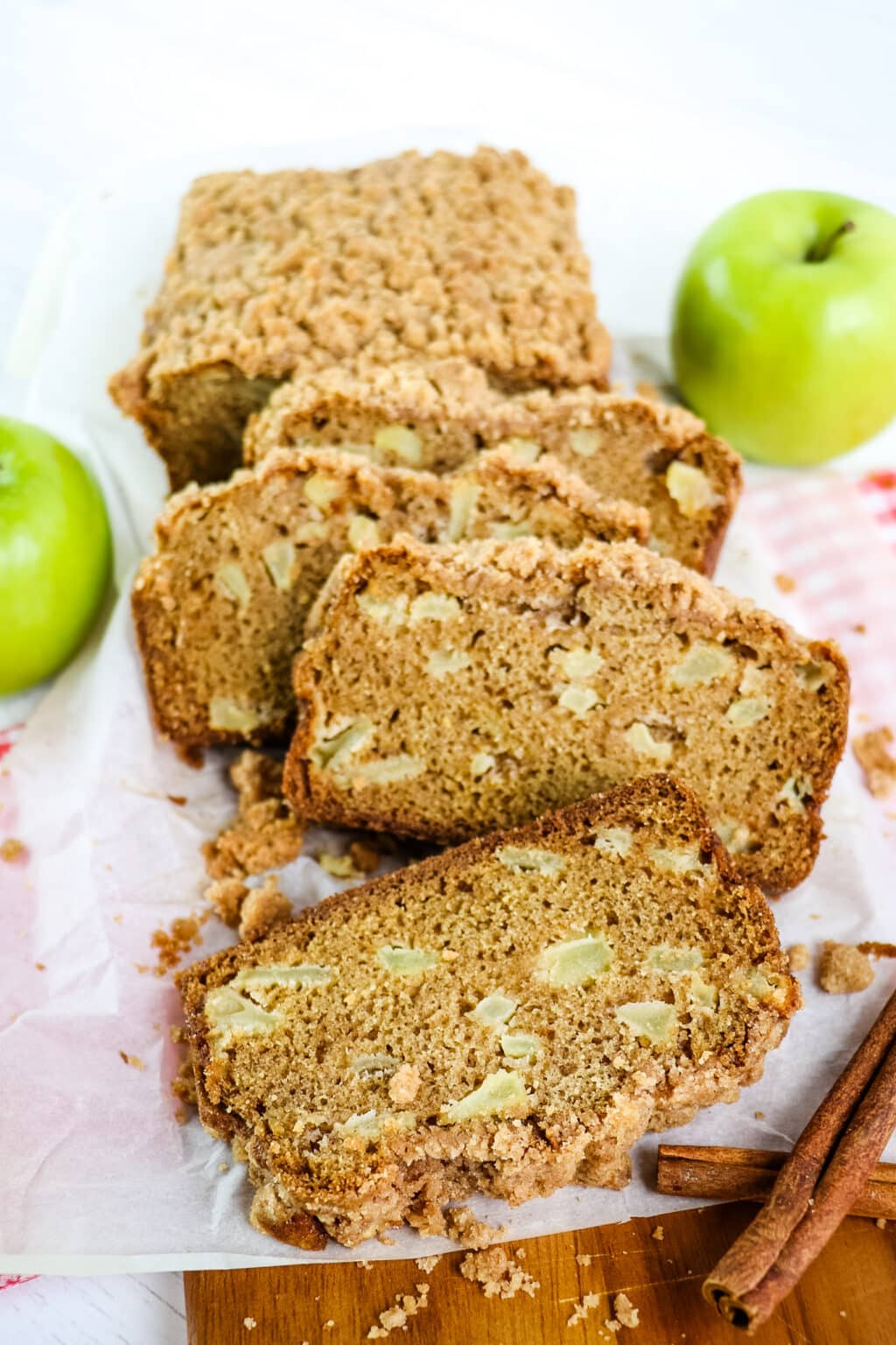 The BEST Cinnamon Apple Bread - Delightful E Made