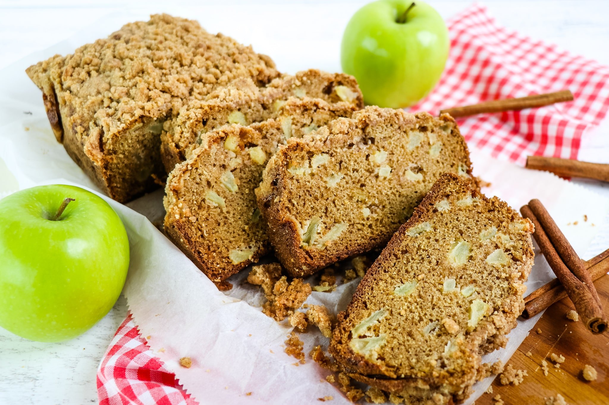 The BEST Cinnamon Apple Bread - Delightful E Made