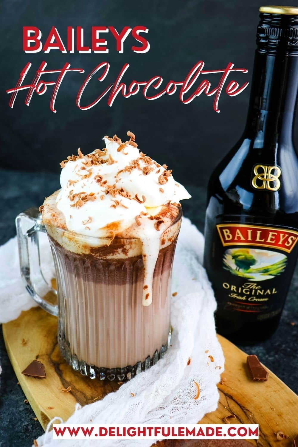 The BEST Baileys Hot Chocolate Recipe | Delightful E Made