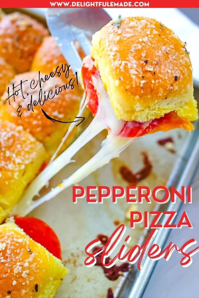 Pepperoni Pizza Sliders — Let's Dish Recipes