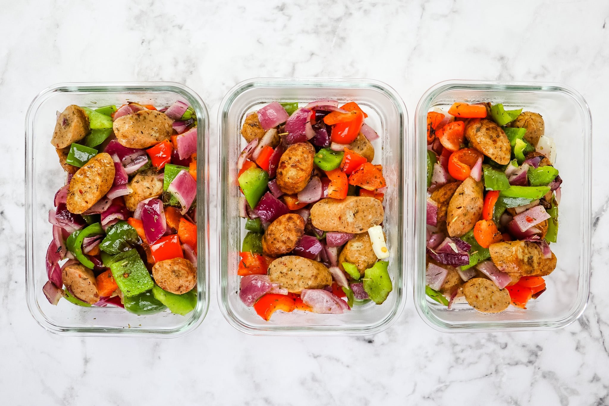 EASY Air Fryer Chicken Sausage and Peppers Delightful E Made