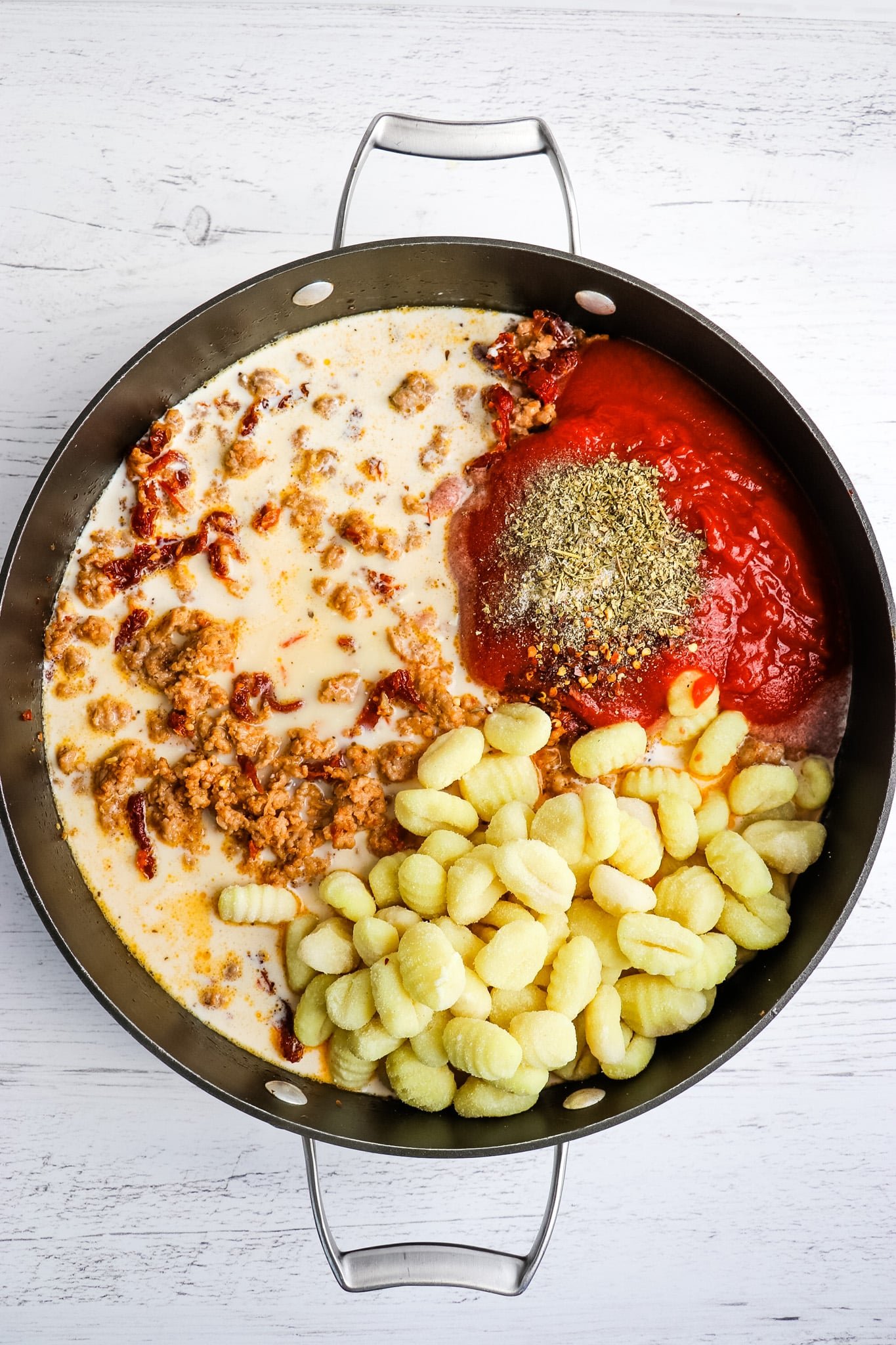 Creamy Italian Sausage Gnocchi | Delightful E Made