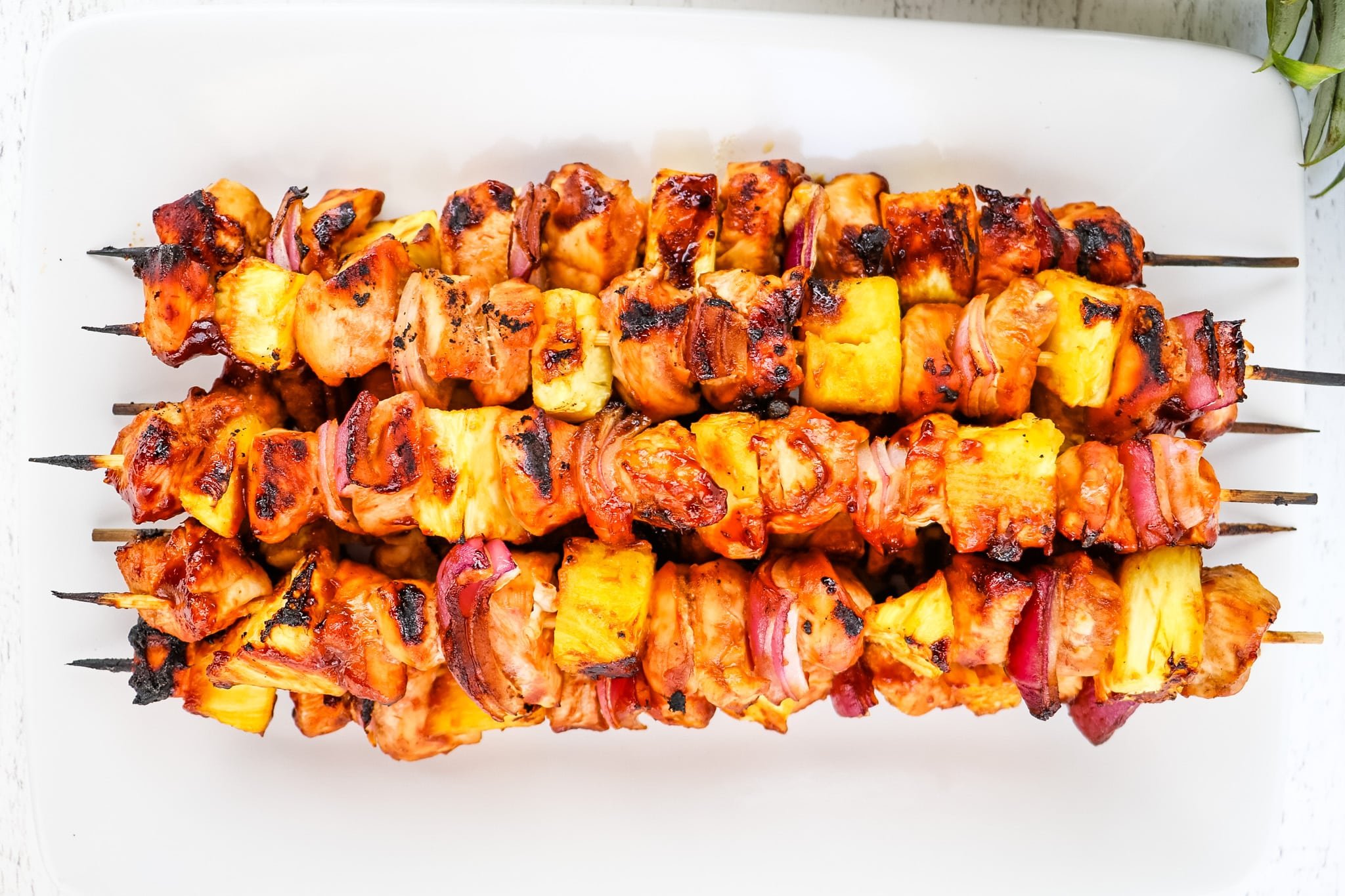 4 Ingredient BBQ Chicken Skewers Recipe | Delightful E Made