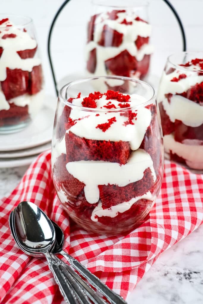 Red Velvet Cake Parfaits