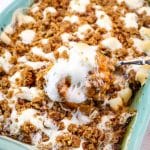 Sweet Potato Casserole with Marshmallows and Pecans