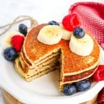 Cottage Cheese Banana Protein Pancakes