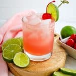 Easy Pink Margaritas with Grenadine and Tequila